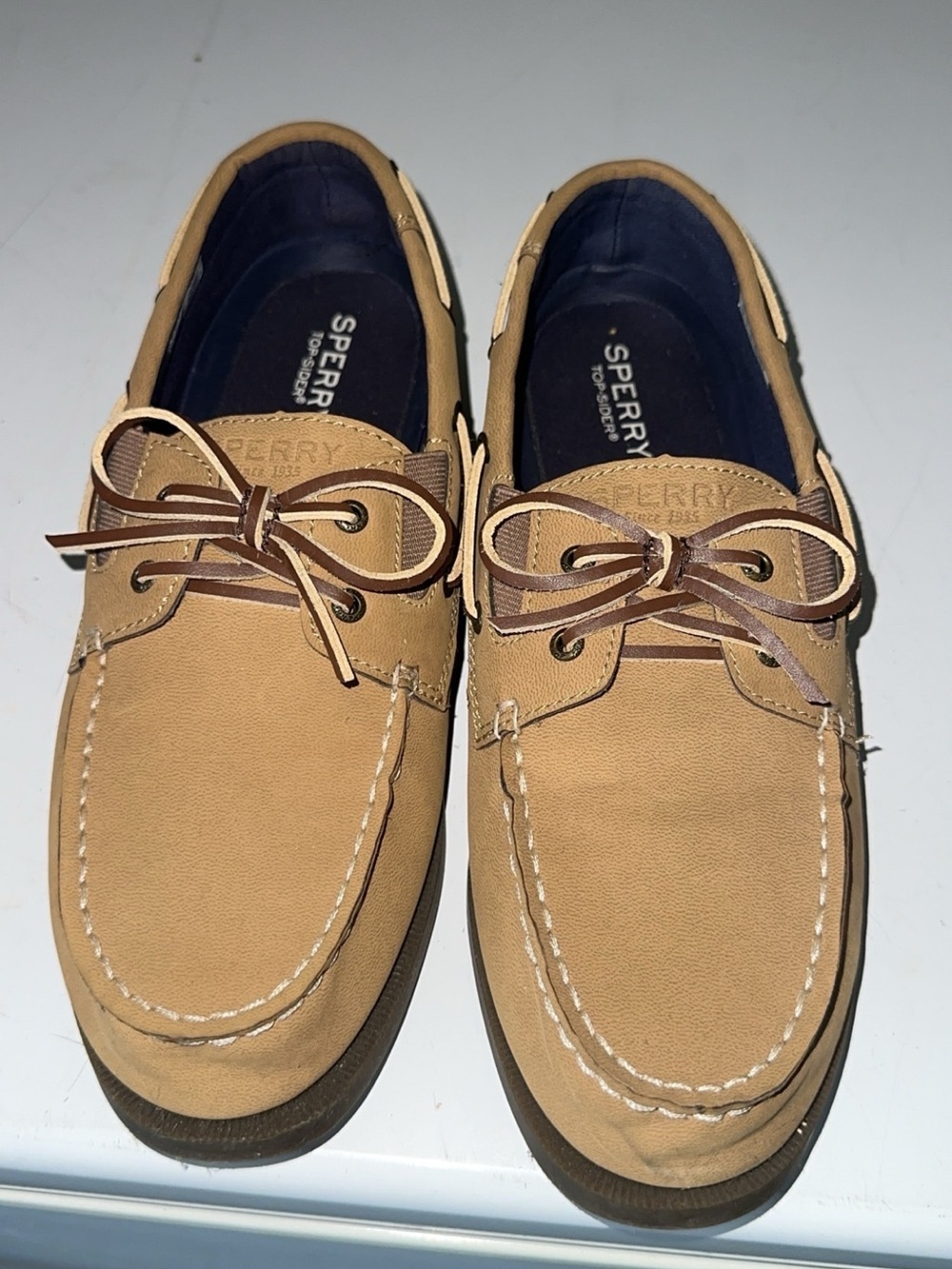 Sperry kids Boat Shoes in Tan
